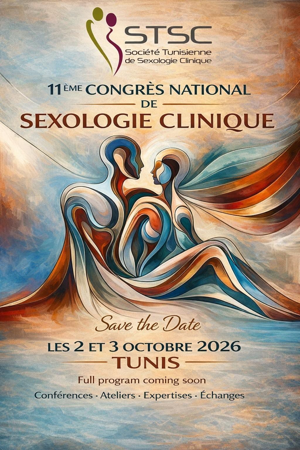 Affiche du 11&egrave;me congr&egrave;s national de Sexologie Clinique